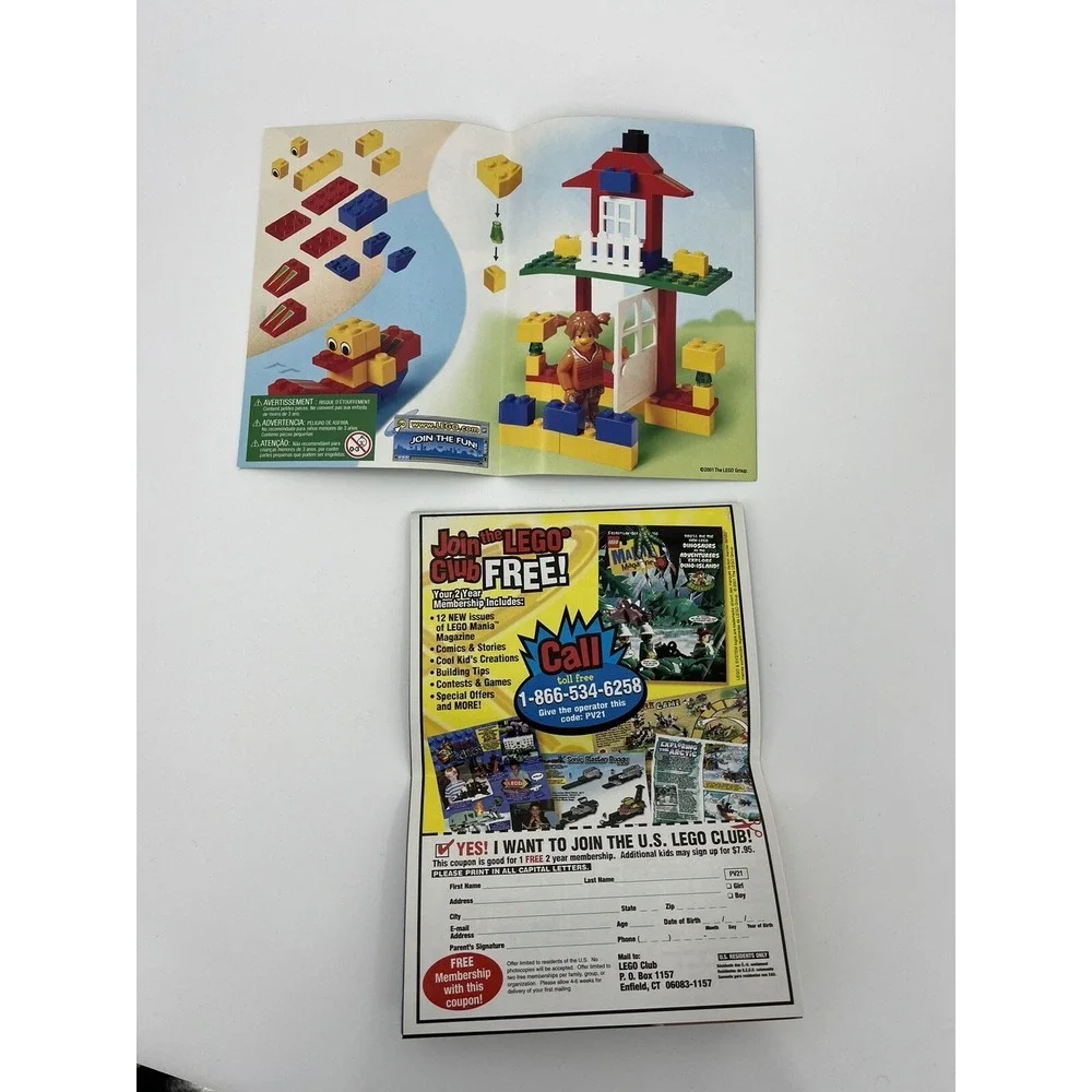 2001 LEGO Creator Tina's House 4172 Retired 43 Pieces New Open Box